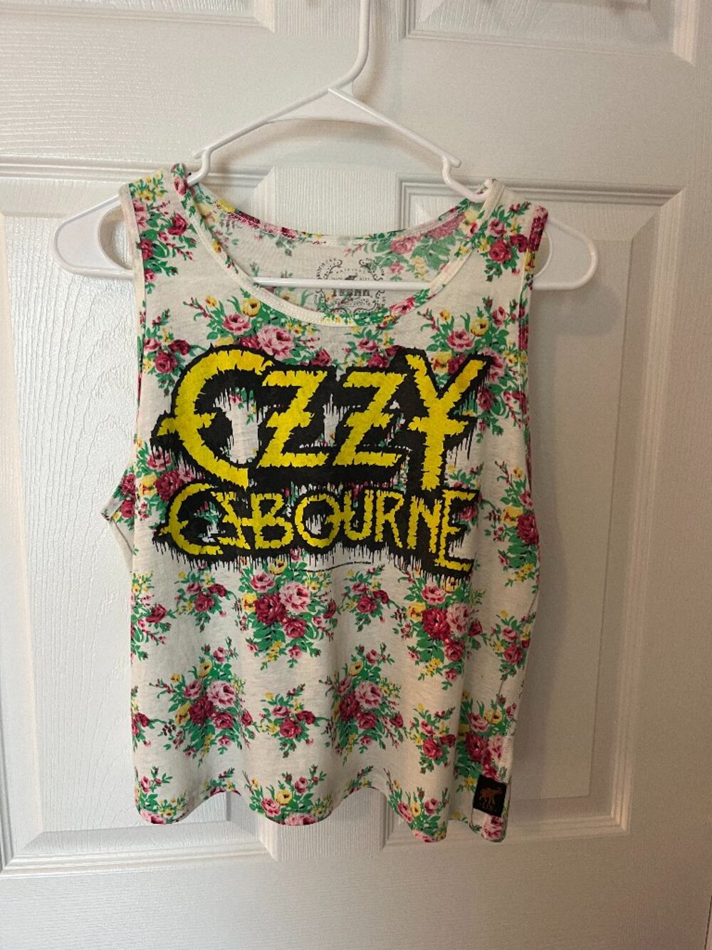 Ozzy Osbourne - Trunk Ltd Floral Tank Top - SUPER RARE! Size L Womens